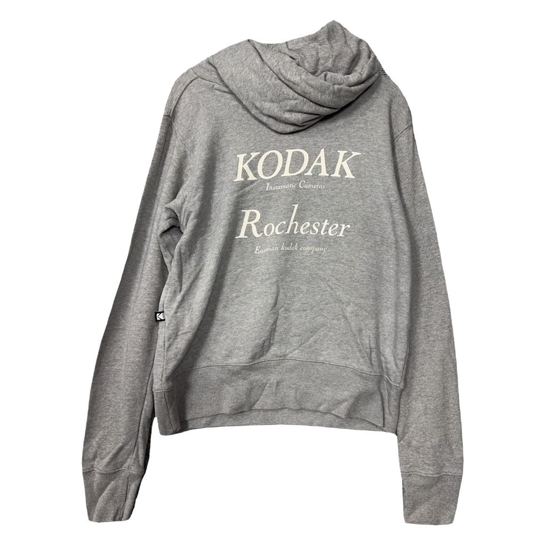 코닥 라이트 그레이 로고 캐주얼 후드티 S 상품이미지2