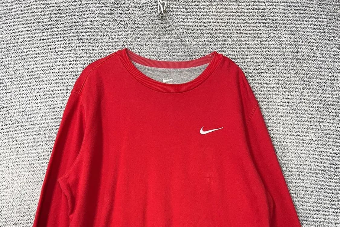 나이키 레드 맨투맨 XL 상품이미지3