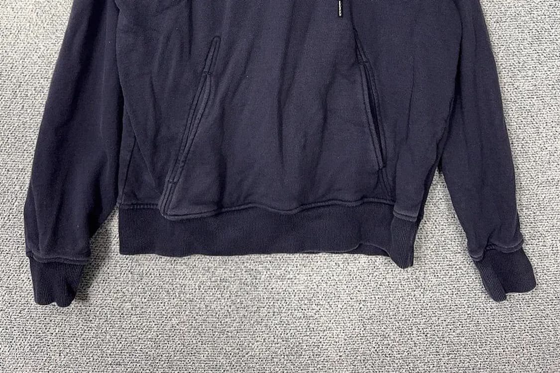 휠라 네이비 센터 로고 후드티 90(S) 상품이미지4