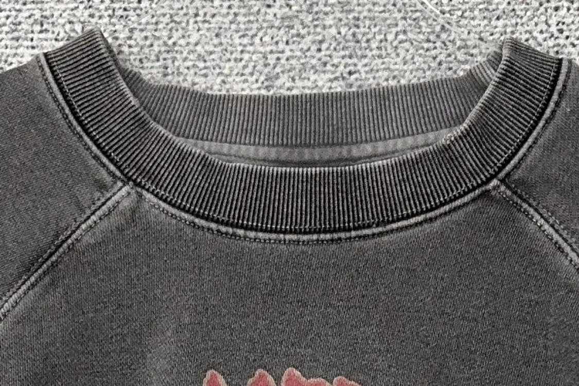 꼼파뇨 프린팅 그레이 피그먼트 맨투맨 FREE 상품이미지5