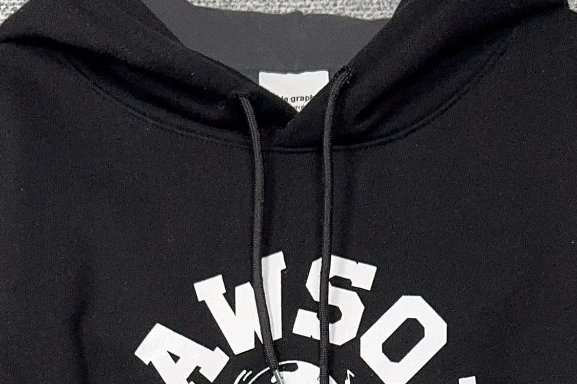 코드그라피 프린팅 블랙 후드티 S 상품이미지5