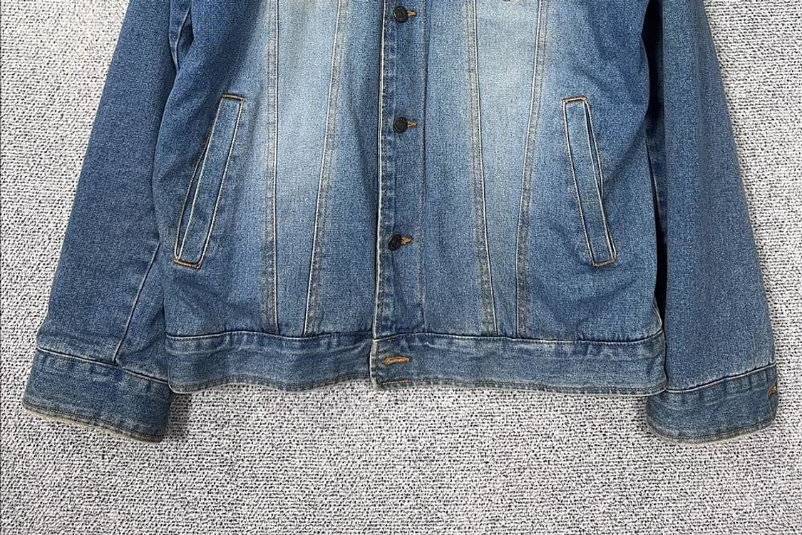 리바이스 블루 워싱 빈티지 양털 무스탕 데님 자켓 MEN-XL-105 상품이미지4