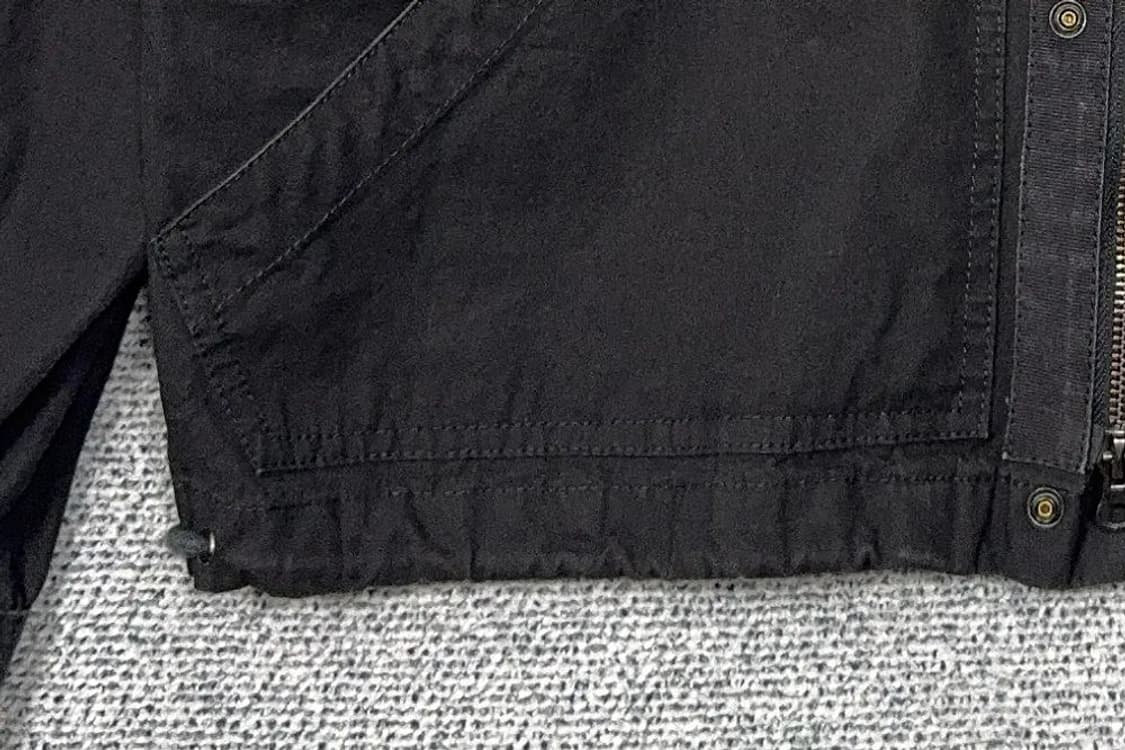 파르티멘토 블랙 버튼 빈티지 후드 자켓 M 상품이미지5
