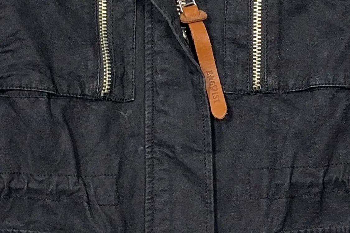 에고이스트 빈티지 프린팅 블랙 자켓 55 상품이미지7