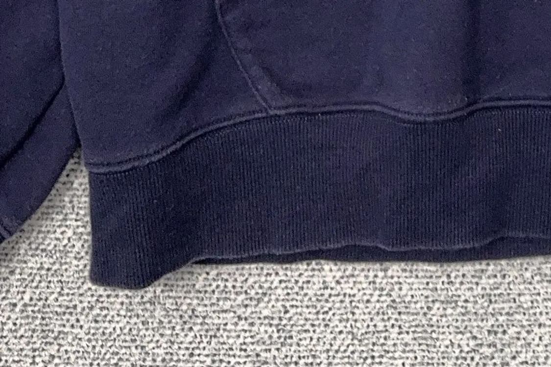 후아유 프린팅 네이비 후드티 XL 상품이미지6