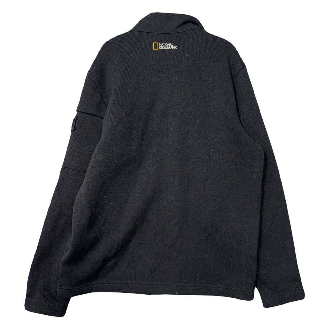 내셔널지오그래픽 블랙 로고 플리스 완장 후리스 105(XL) 상품이미지2