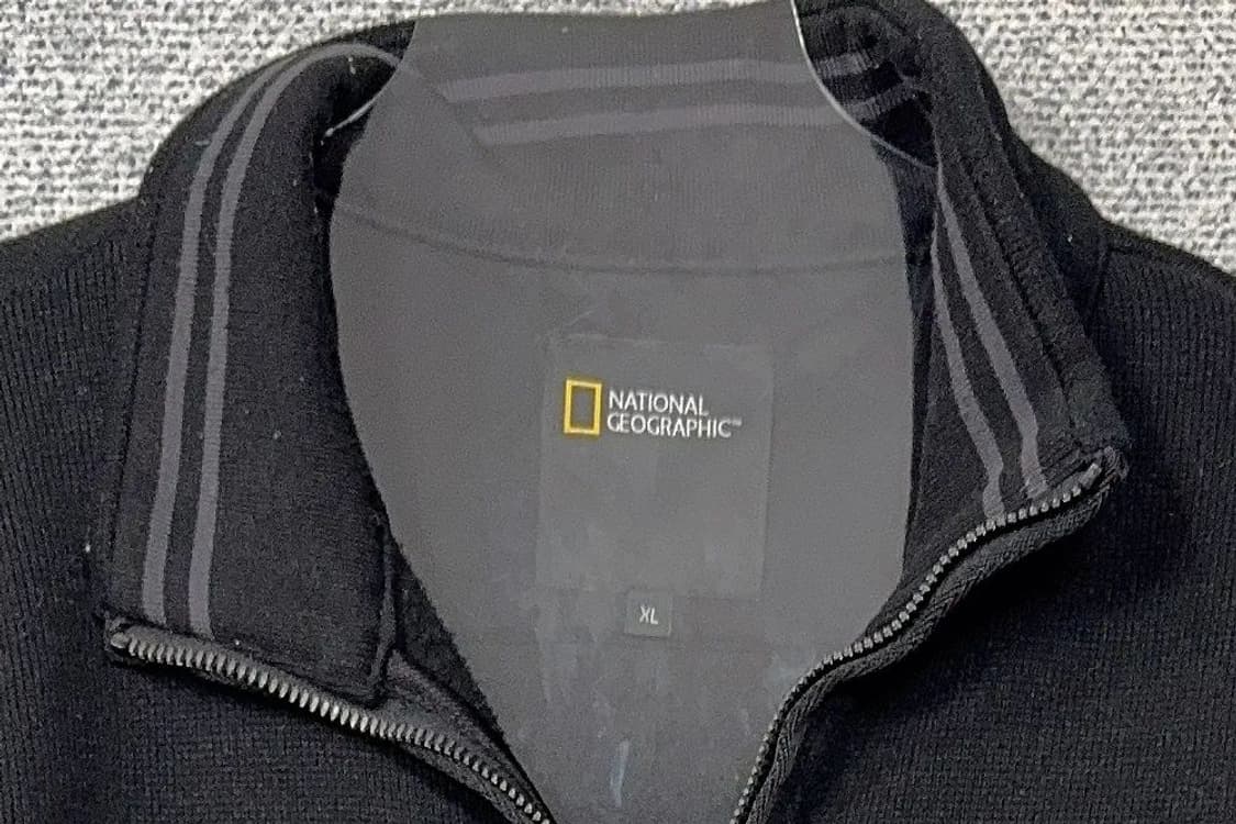 내셔널지오그래픽 블랙 로고 플리스 완장 후리스 105(XL) 상품이미지5