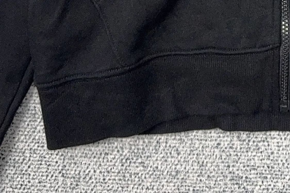 지프 프린팅 블랙 로고 후드 집업 XL 상품이미지6