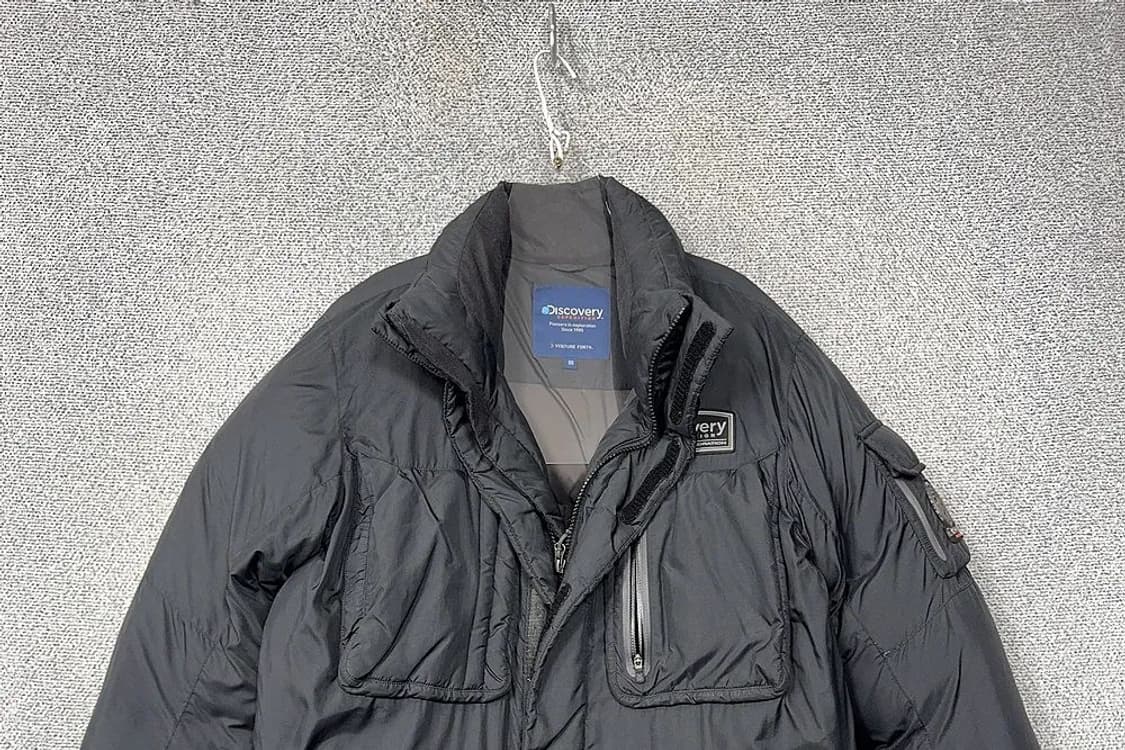 디스커버리 그레이 덕다운 쿼드포켓 패딩 95 상품이미지3