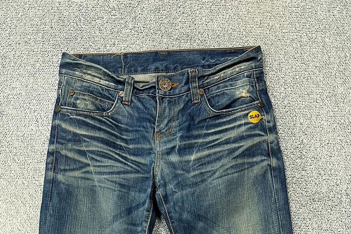 빈티지 y2k 워싱 청바지 데님팬츠 S 상품이미지3