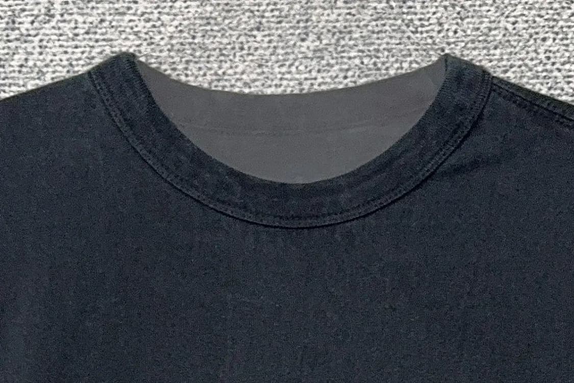 나이키 센터 자수 올블랙 로고 긴팔티 M 상품이미지5