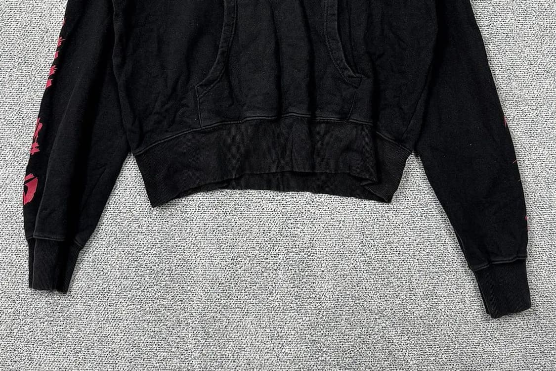 시디스콤마 프린팅 블랙 후드티 XL 상품이미지4