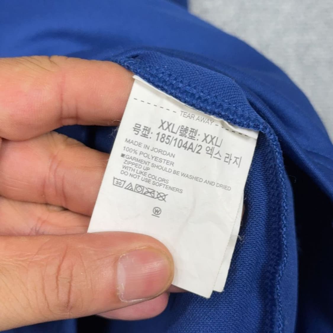 언더아머 블루 로고 기능성 후드 집업 2XL/2TG/EEG 상품이미지4