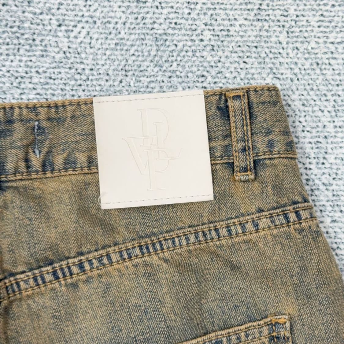 빈티지 카키 Y2K 워싱 데님팬츠 29 상품이미지7