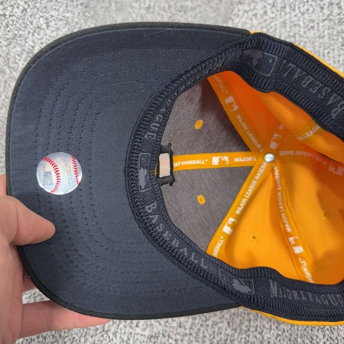 [새상품]MLB 피츠버그 빈티지 옐로우 볼캡 L-XXL 상품이미지2
