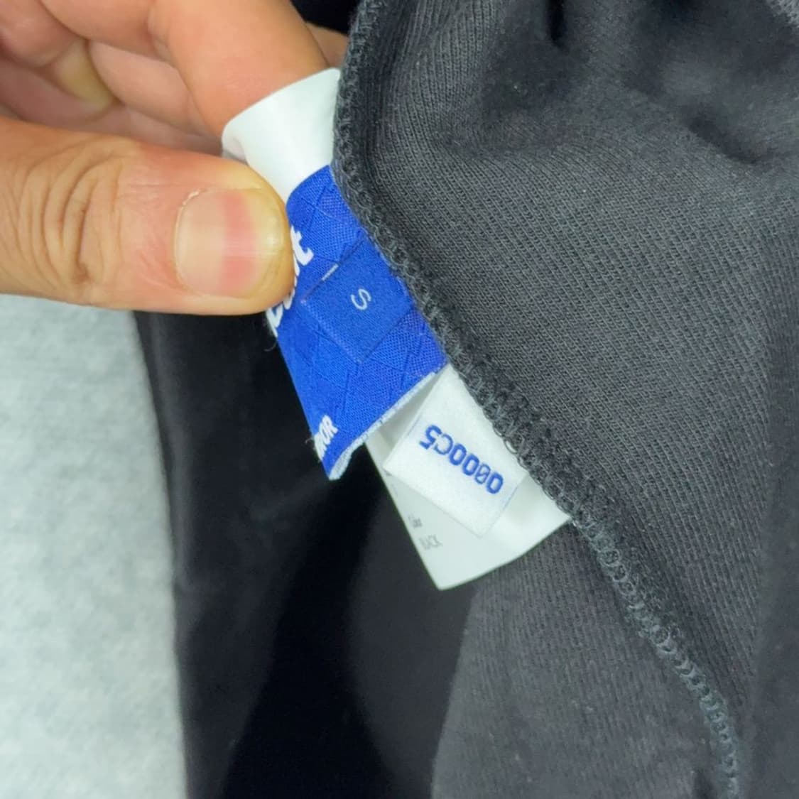 아더에러 자수 로고 블랙 반팔 카라티 S 상품이미지7