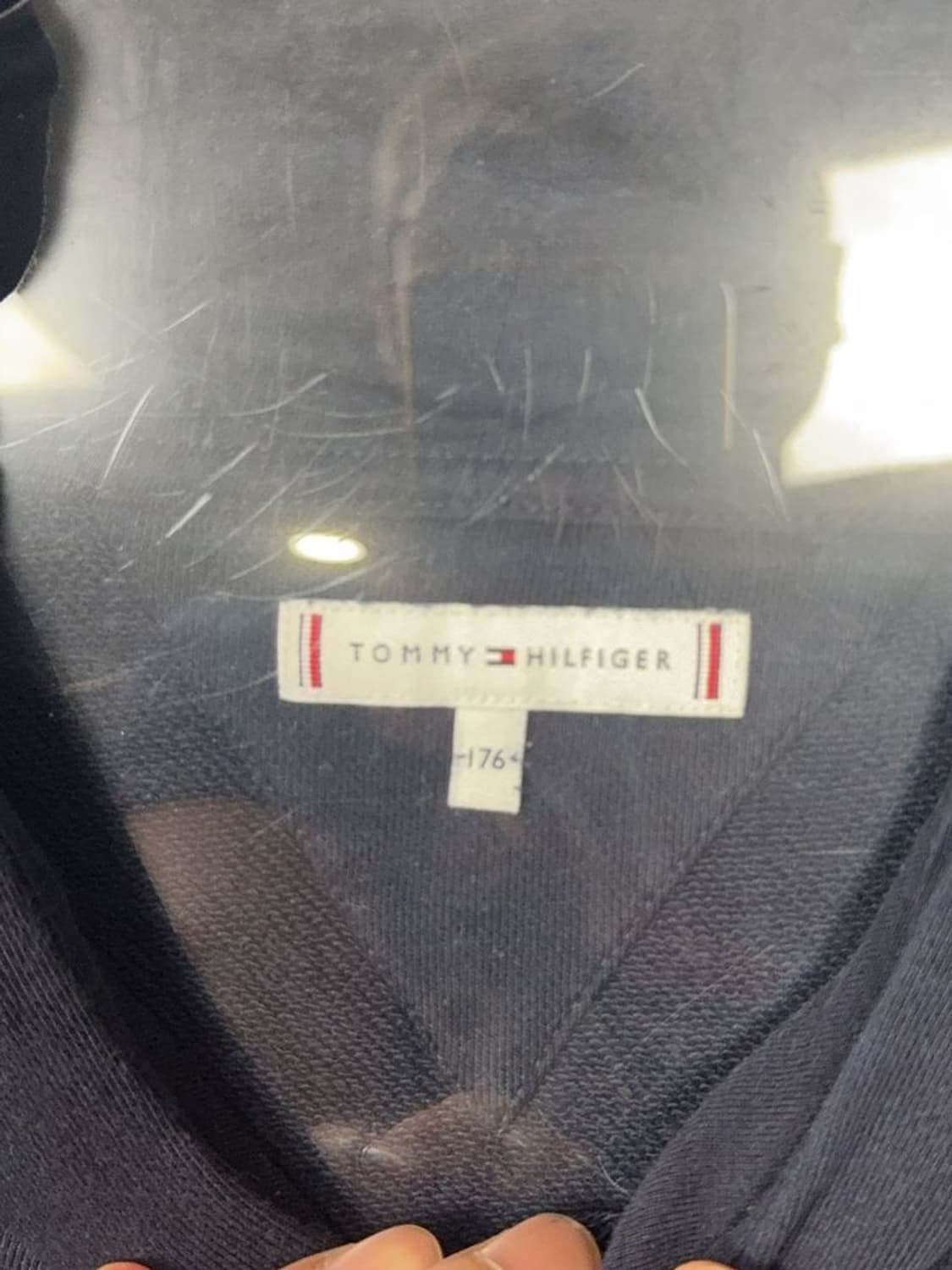 타미힐피거 프린팅 네이비 후드티 XXL 상품이미지8