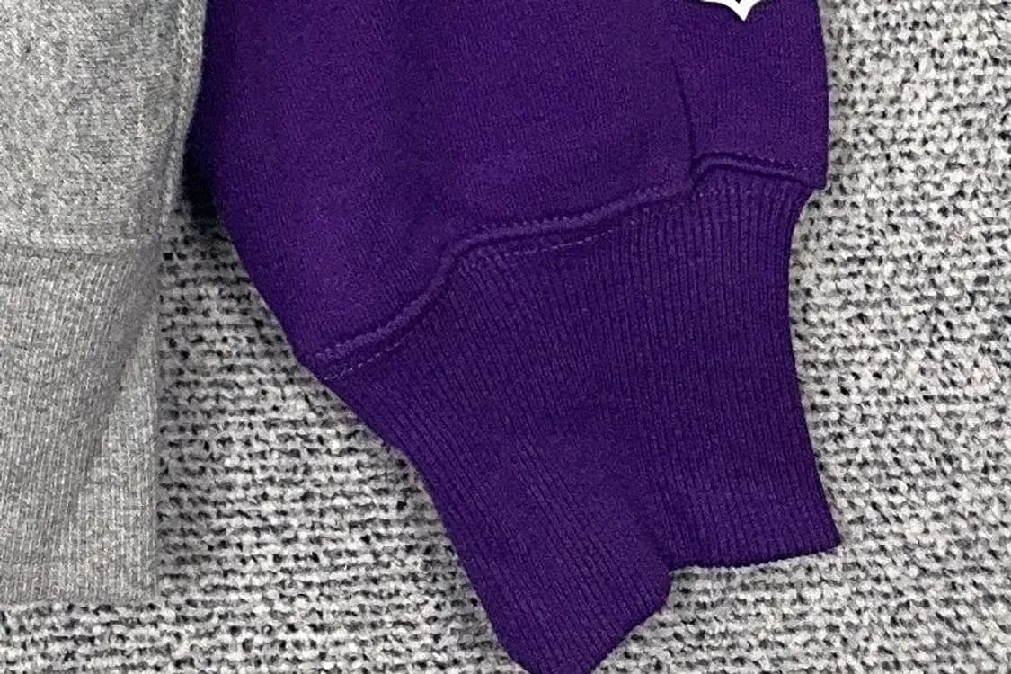 [새상품]NFL 퍼플 그레이 나그랑 프린팅 빈티지 후드티 L 상품이미지6