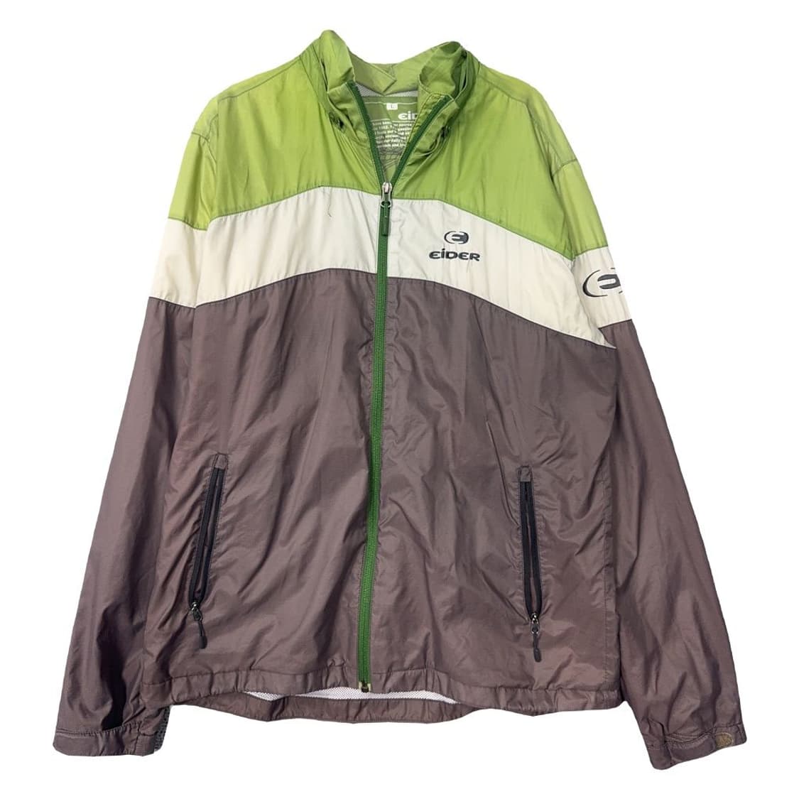 아이더 그린 빈티지 기능성 바람막이 L 상품이미지1