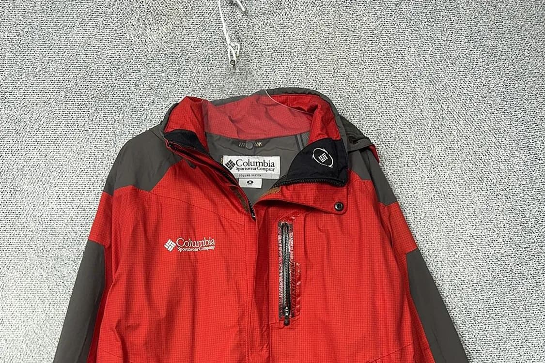 콜롬비아 레드 고어텍스 기능성 바람막이 M 상품이미지3