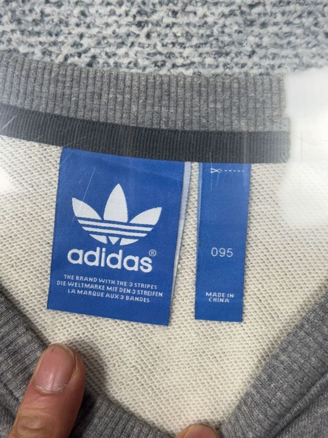 아디다스 카모 프린팅 라이트 그레이 맨투맨 M 상품이미지7