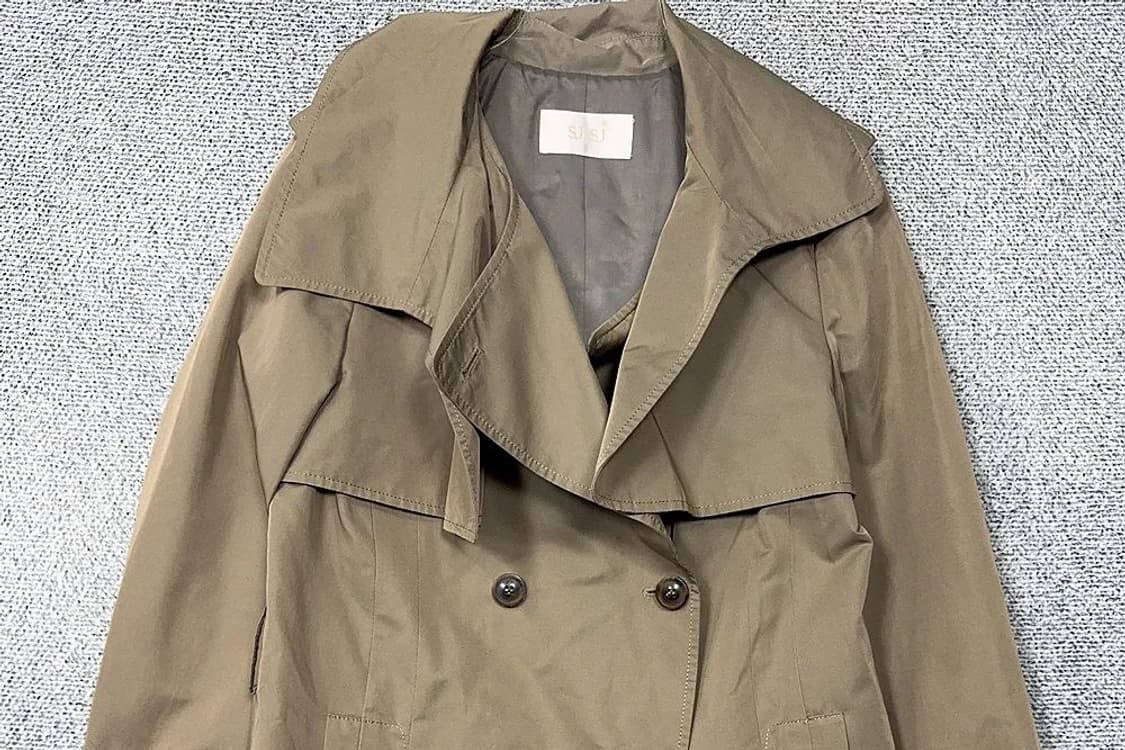 SJSJ 여성 한섬 클래식 베이지 트렌치 코트 82-94-160 상품이미지3