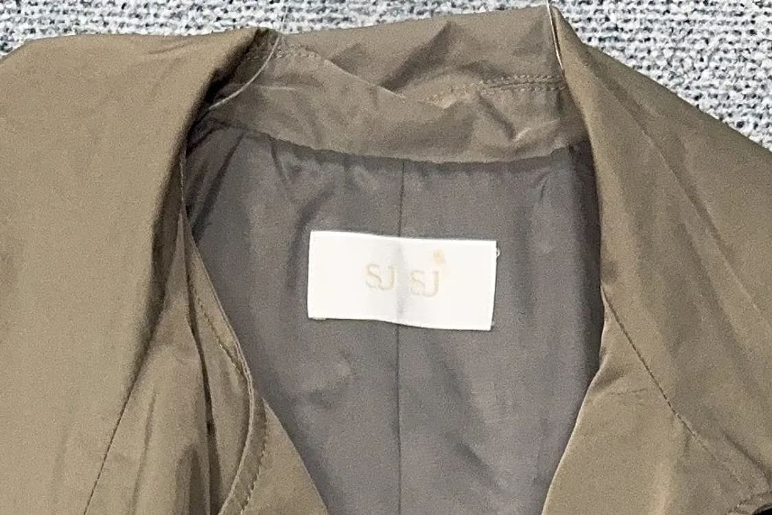 SJSJ 여성 한섬 클래식 베이지 트렌치 코트 82-94-160 상품이미지5