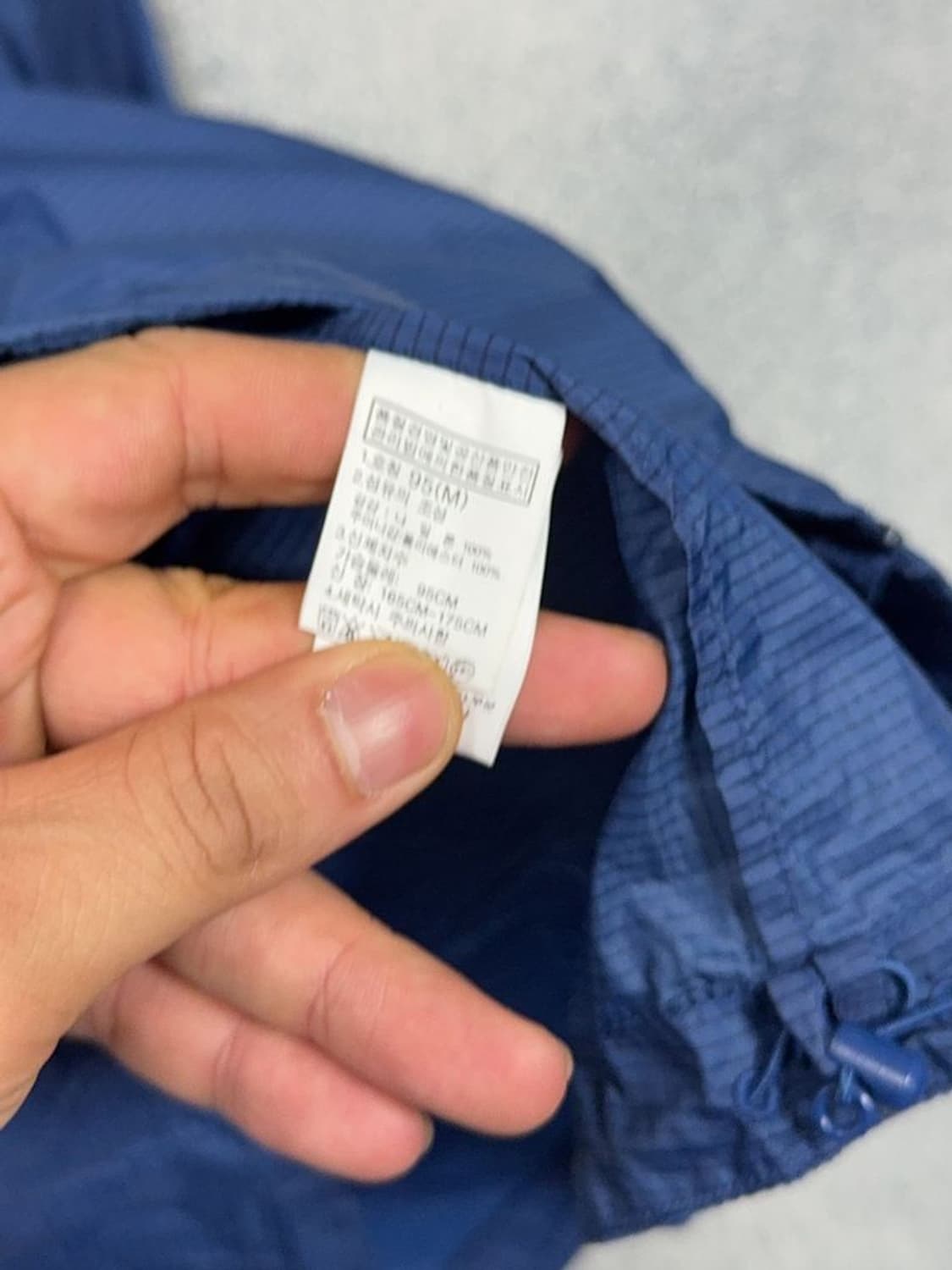 노스페이스 네이비 등산 기능성 바람막이 95(M) 상품이미지8