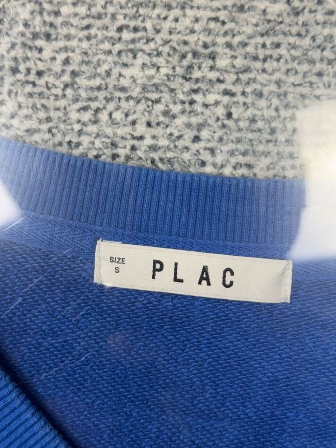 플랙진 블루 로고 맨투맨 S 상품이미지8