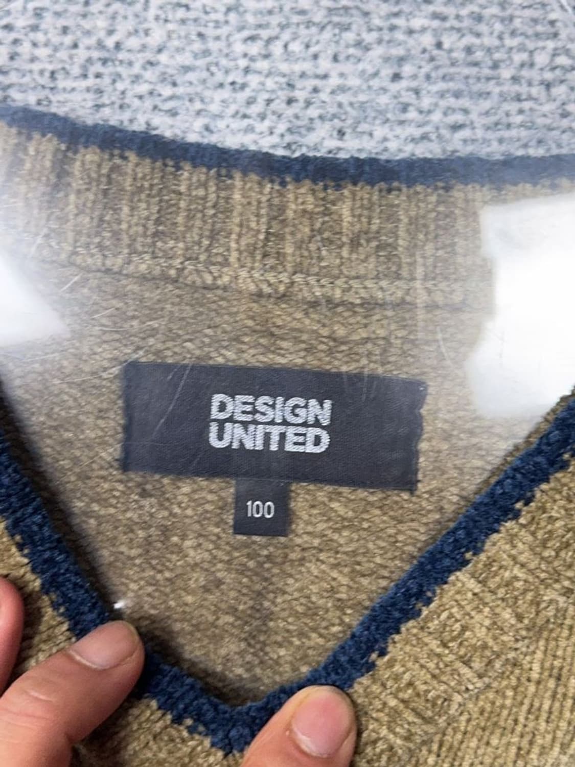 디자인 유나이티드 카멜 빈티지 니트 100 상품이미지7