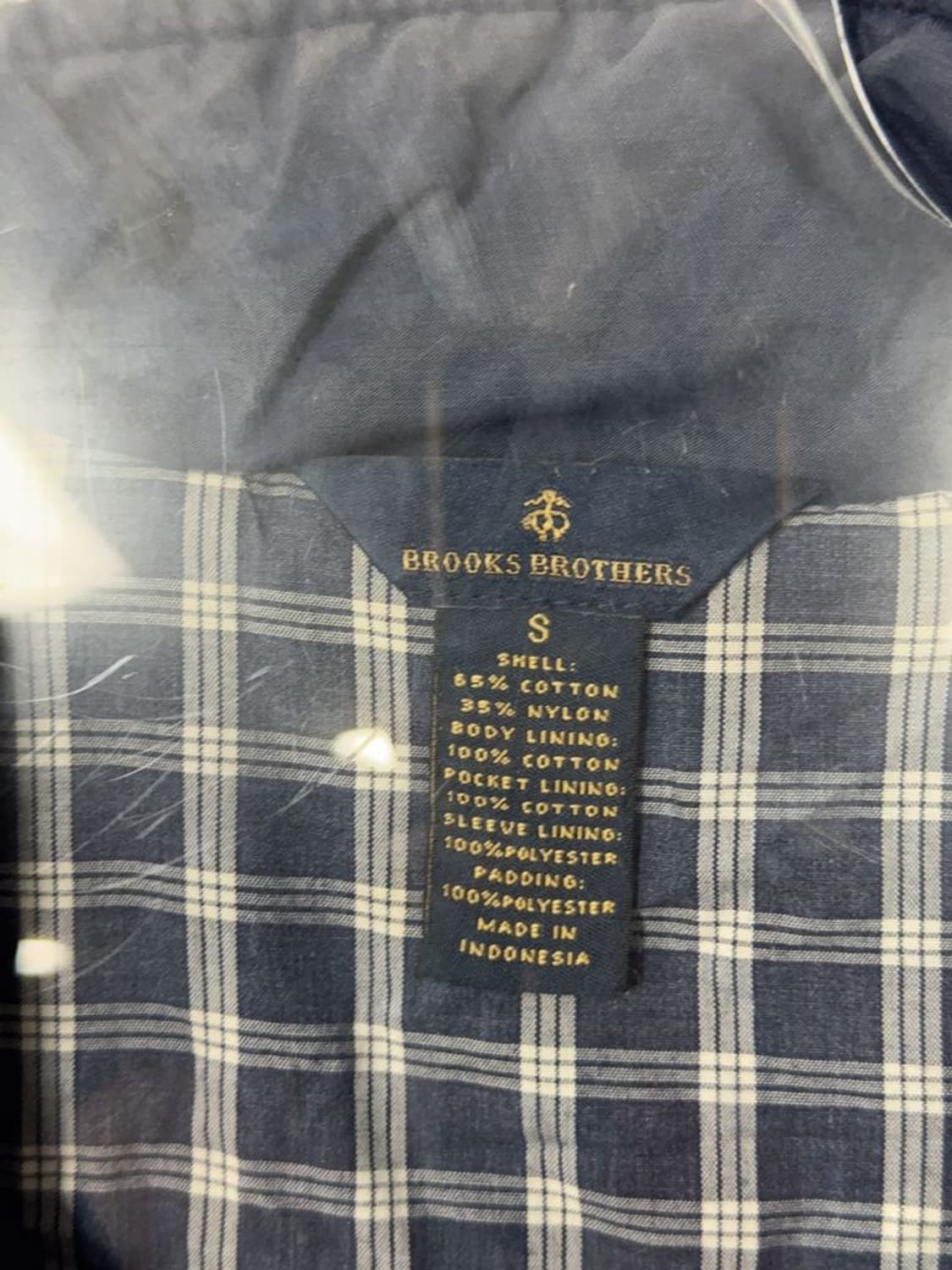 브룩스브라더스 네이비 클래식 퀄팅 자켓 S 상품이미지8