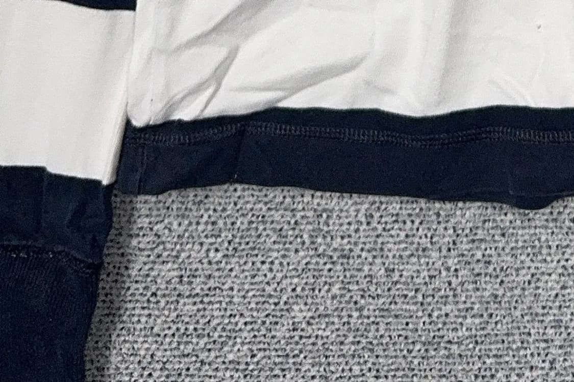 아베크롬비 순록 로고 단가라 스트라이프 네이비 긴팔티 M 상품이미지7