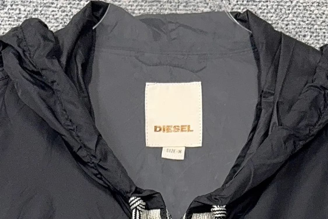 디젤 빈티지 백프린팅 후드 바람막이 M 상품이미지5