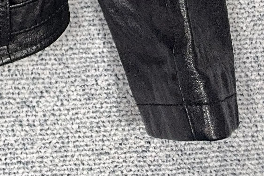 여성 빈티지 유광 쉽스킨 양가죽 라이더 자켓 66 상품이미지6