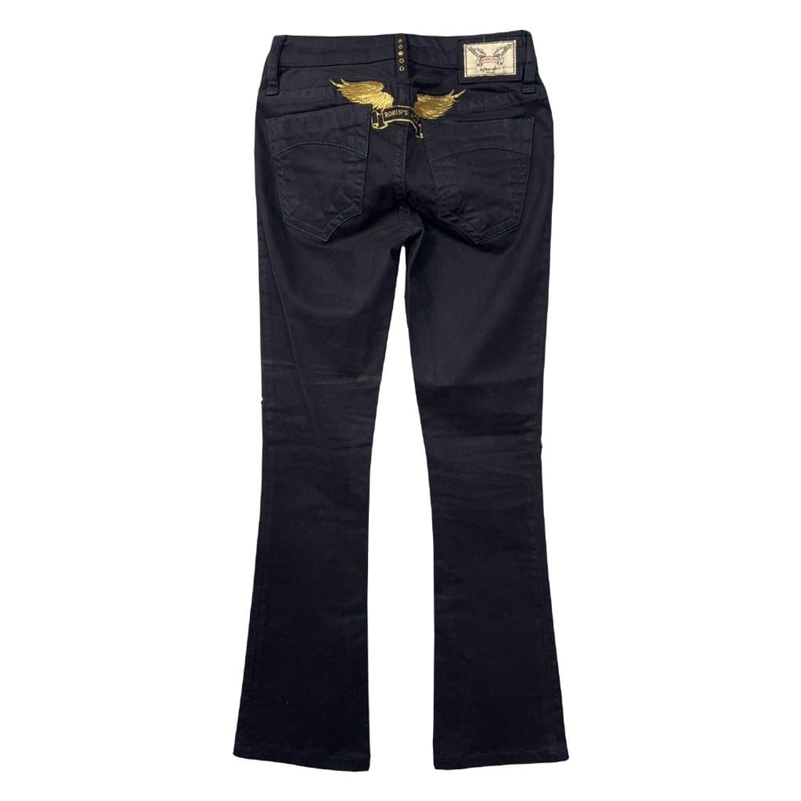 로빈슨 진 Y2K 블랙 부츠컷 데님팬츠 24 상품이미지2