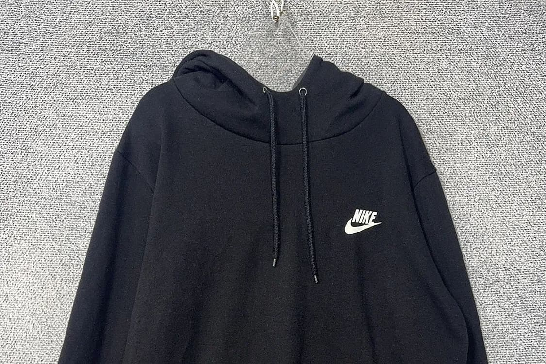 나이키 블랙 로고 후드티 XL 상품이미지3