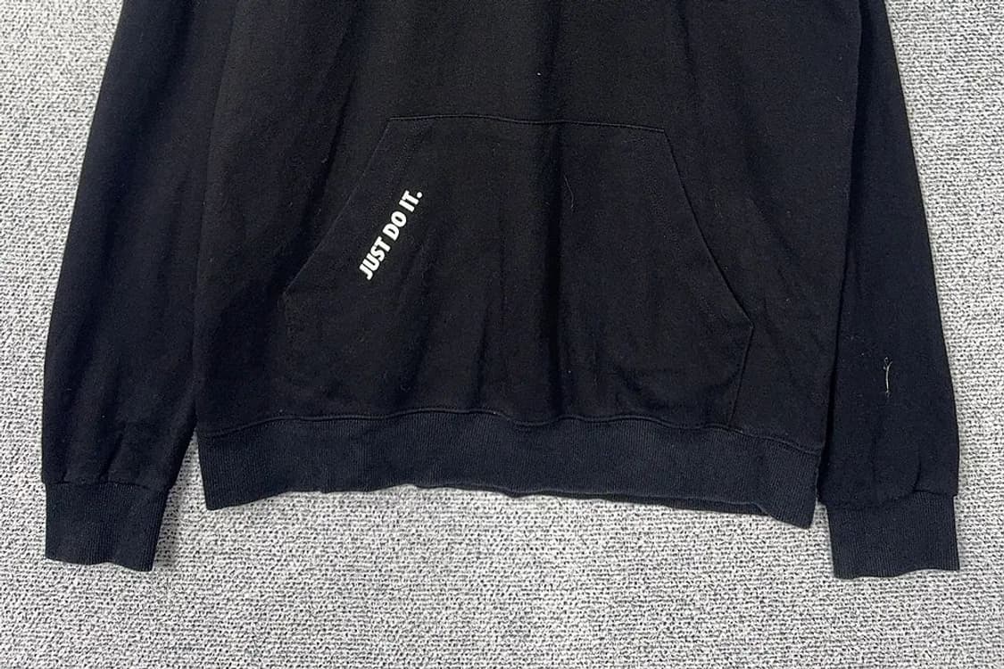 나이키 블랙 로고 후드티 XL 상품이미지4