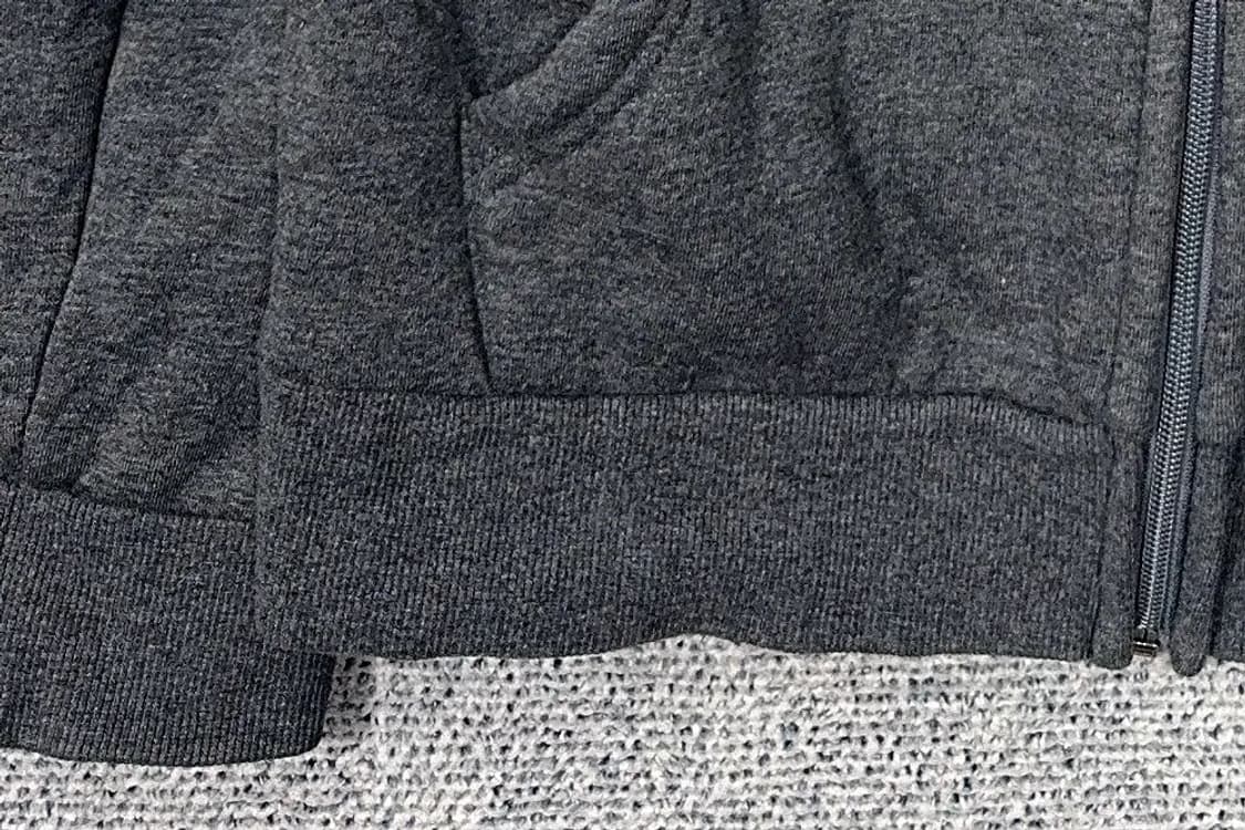 게스 스펠 로고 양털 그레이 후드 집업 L 상품이미지6