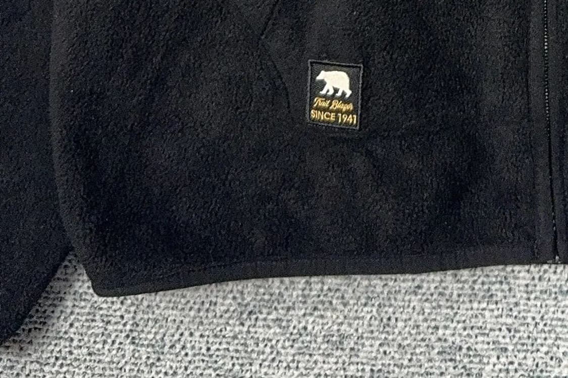 지프 블랙 로고 플리스 후리스 후드집업 XL 상품이미지6