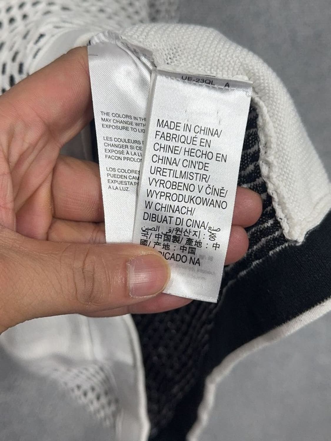 캘빈클라인 빈티지 패턴 화이트 니트 L 상품이미지8