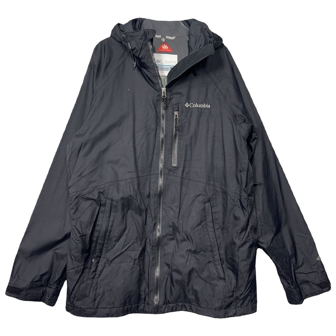 콜롬비아 블랙 로고 기능성 바람막이 윈드자켓 S 상품이미지1