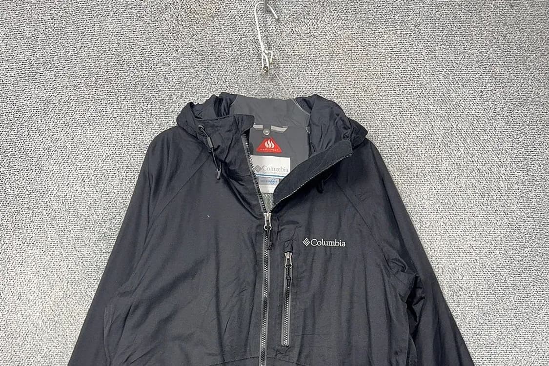 콜롬비아 블랙 로고 기능성 바람막이 윈드자켓 S 상품이미지3