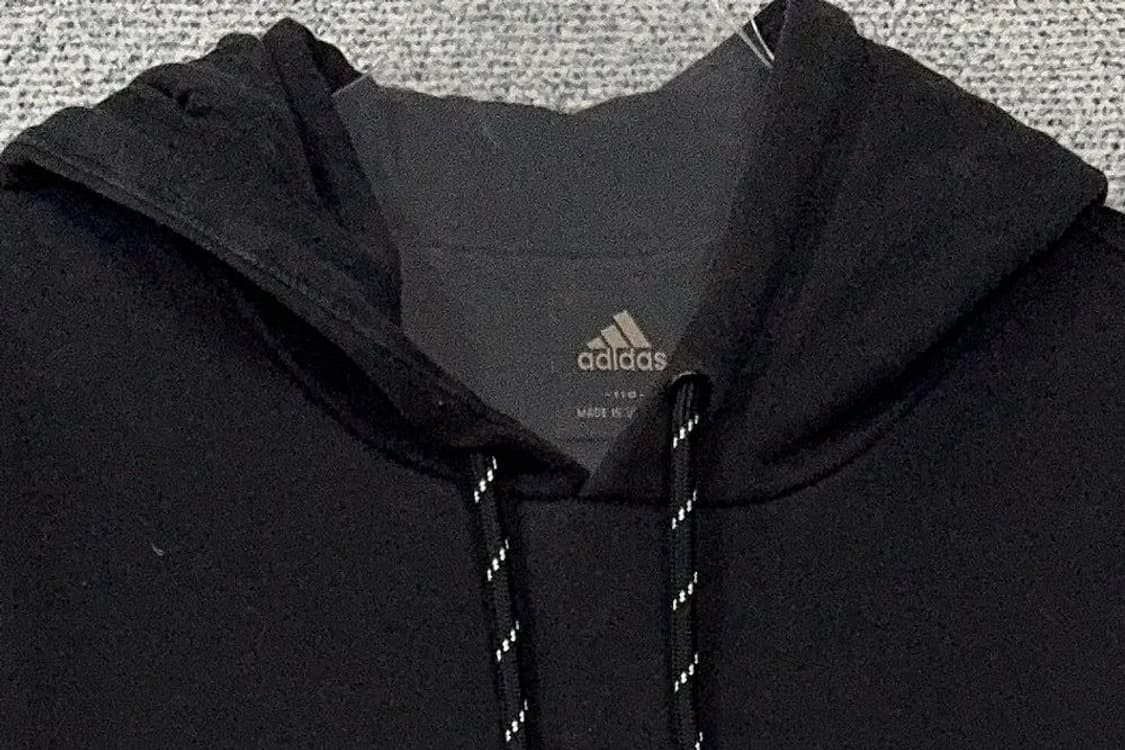 아디다스 프린팅 블랙 후드티 110 상품이미지5