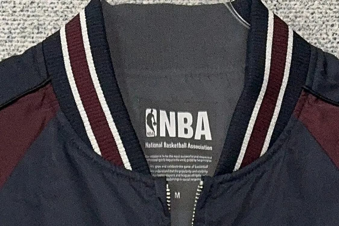 엔비에이 시카고 불스 네이비 스타디움 자켓 M 상품이미지5