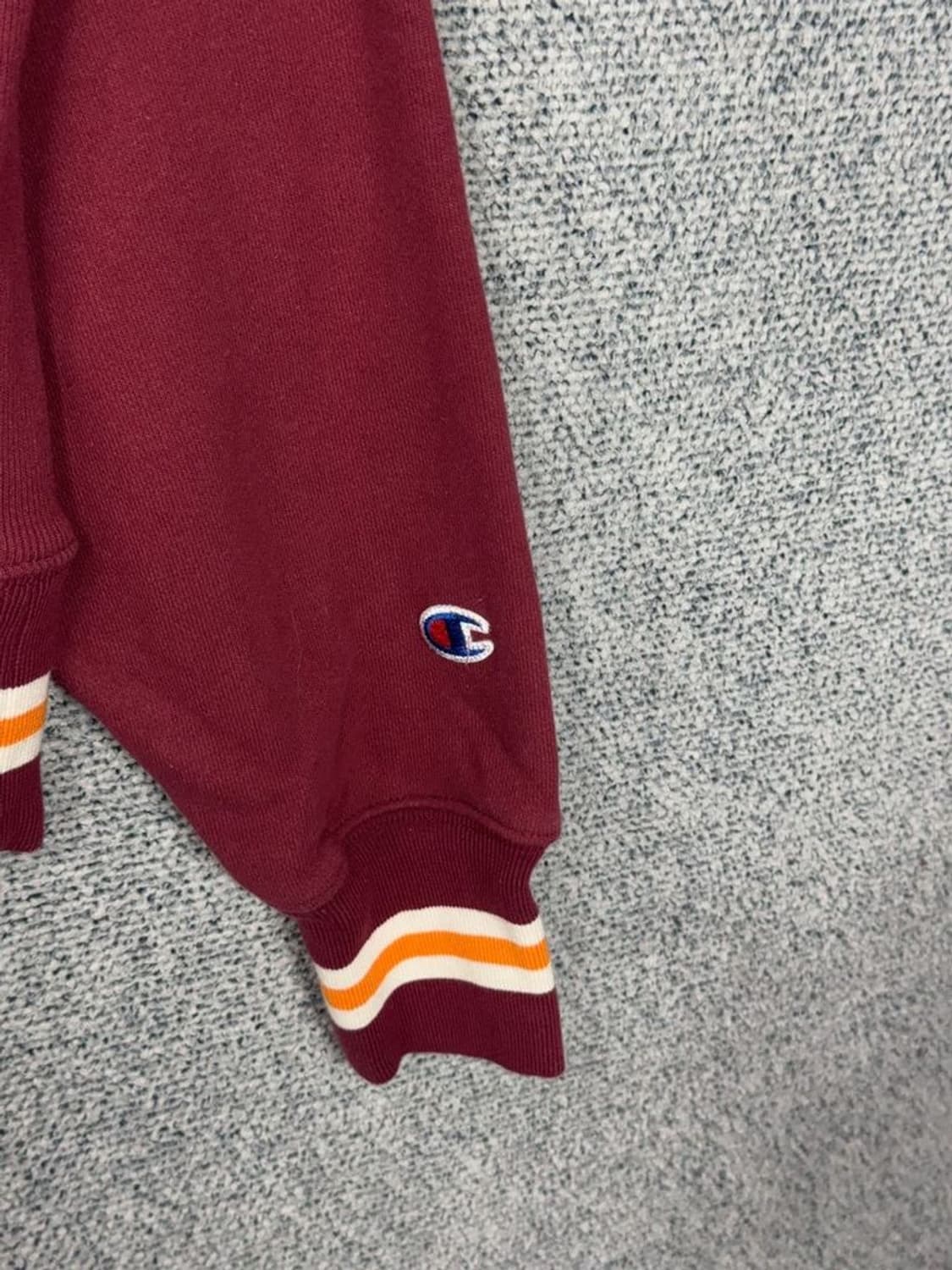 챔피온 리버스위브 버건디 빈티지 스웻 후드티 SMALL 상품이미지7