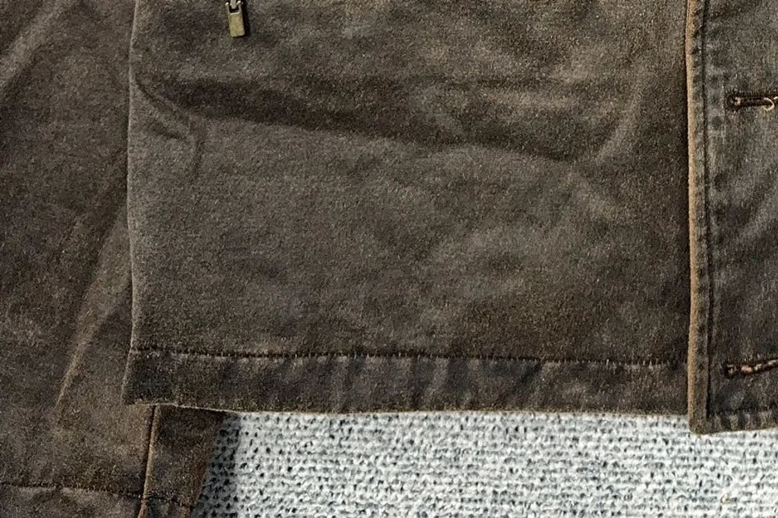 지오 송지오 브라운 디테일 클래식 레더 자켓 100 상품이미지7