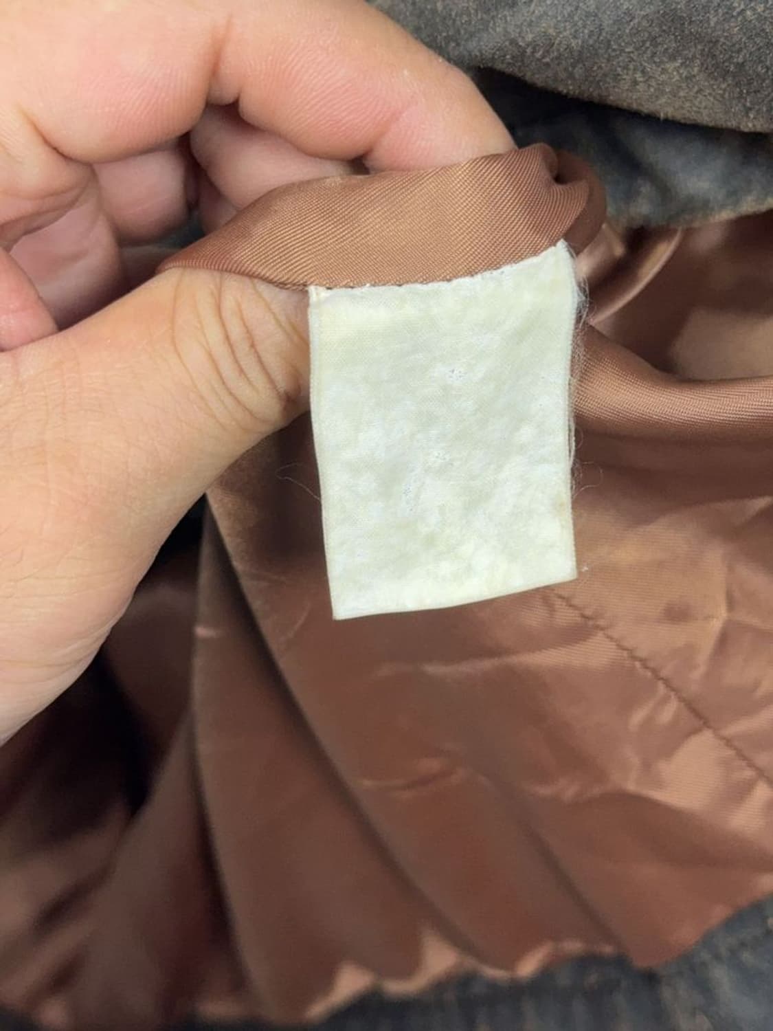 지오 송지오 브라운 디테일 클래식 레더 자켓 100 상품이미지9