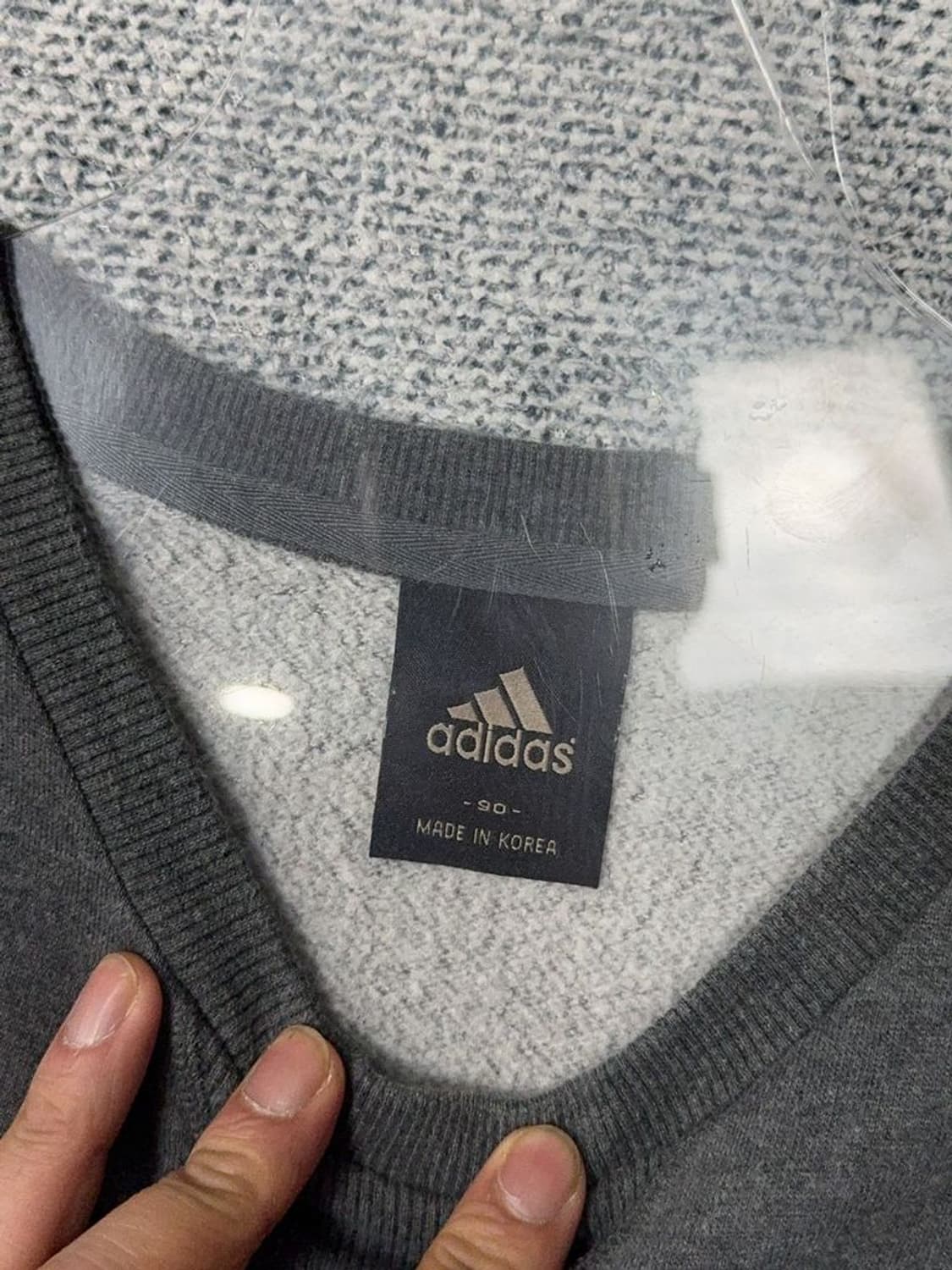 아디다스 그레이 로고 맨투맨 90 상품이미지7