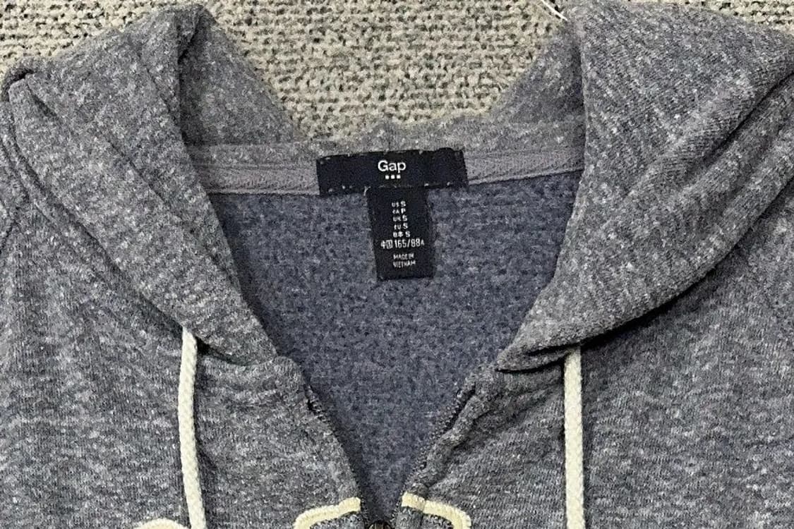 갭 스펠 로고 그레이 후드 집업 S 상품이미지5