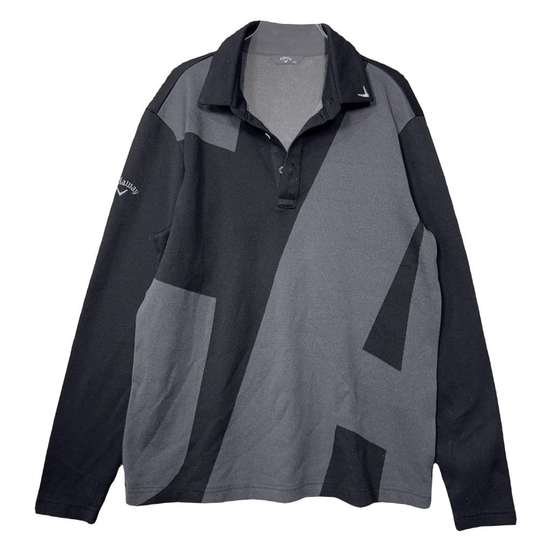 캘러웨이 그레이 블랙 골프 기능성 긴팔 카라티 L 상품이미지1
